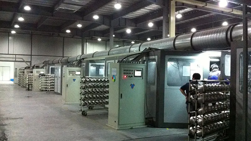 yatai polishing machine in Medida factory