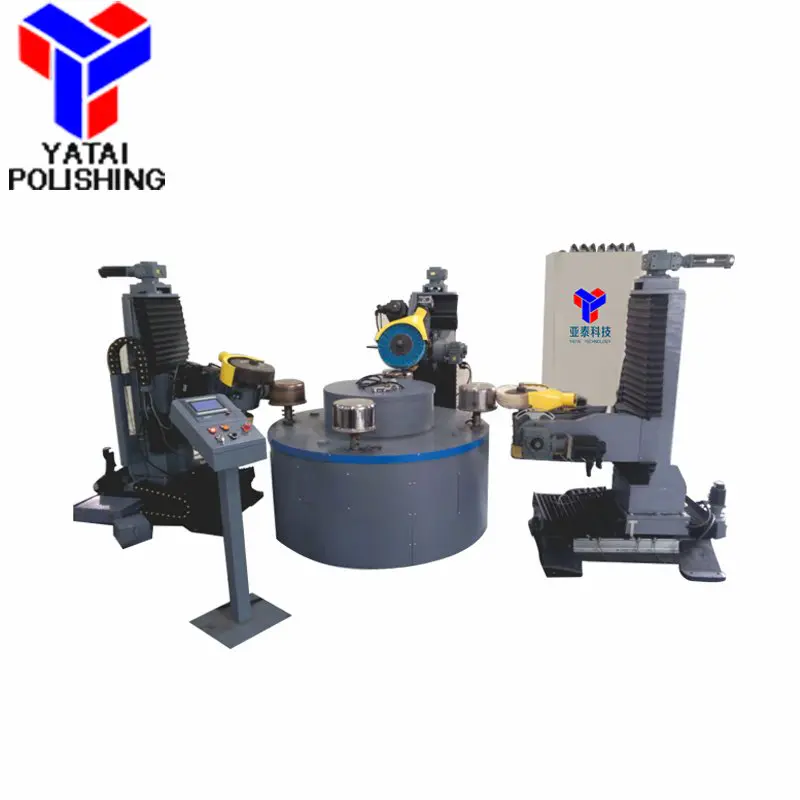 Outer surface of pot CNC automatic polishing machine